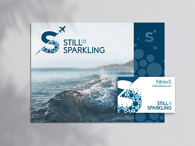 Still or Sparkling - Logo Design & Branding blog brand brand design brand identity brandidentity branding branding design bubbles lettertype logo logo design logodesign logos logotype minimal sparkles sparkling travel traveling water