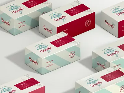 Umbrella's Packaging brand identity branding coffee design drawing food graphic design hand draw icon illustration logo logo design logotype packaging packaging design sandwich script sketch umbrella vector