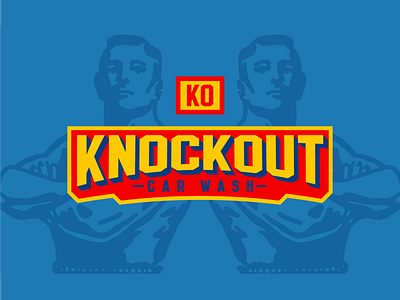 Knocked out Knockout boxer boxing brand brand identity branding design fighter illustration lifestyle brand logo logo design typography vector wrestler