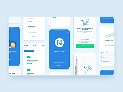 New year, new Notarize (Case Study) case study documents enterprise enterprise software enterprise ux product product design real estate ui
