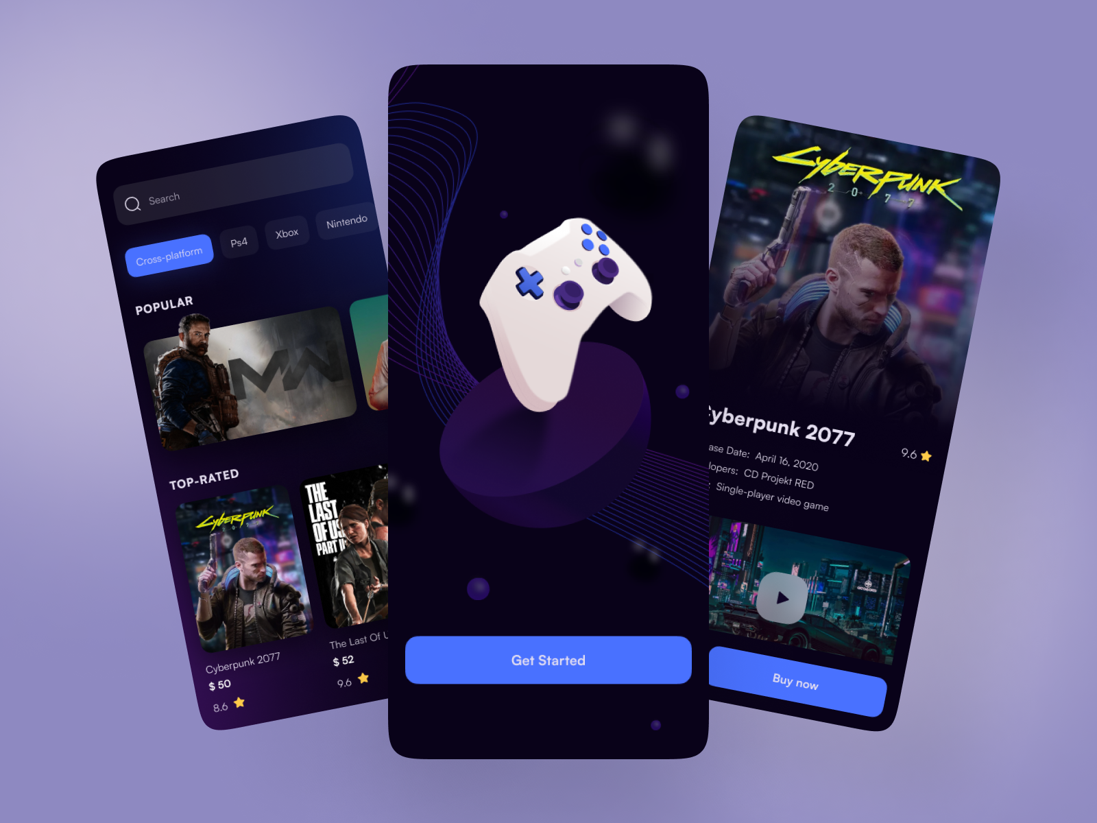 Video Game Marketplace App by Dmitry Lauretsky for Ronas IT | UI/UX ...