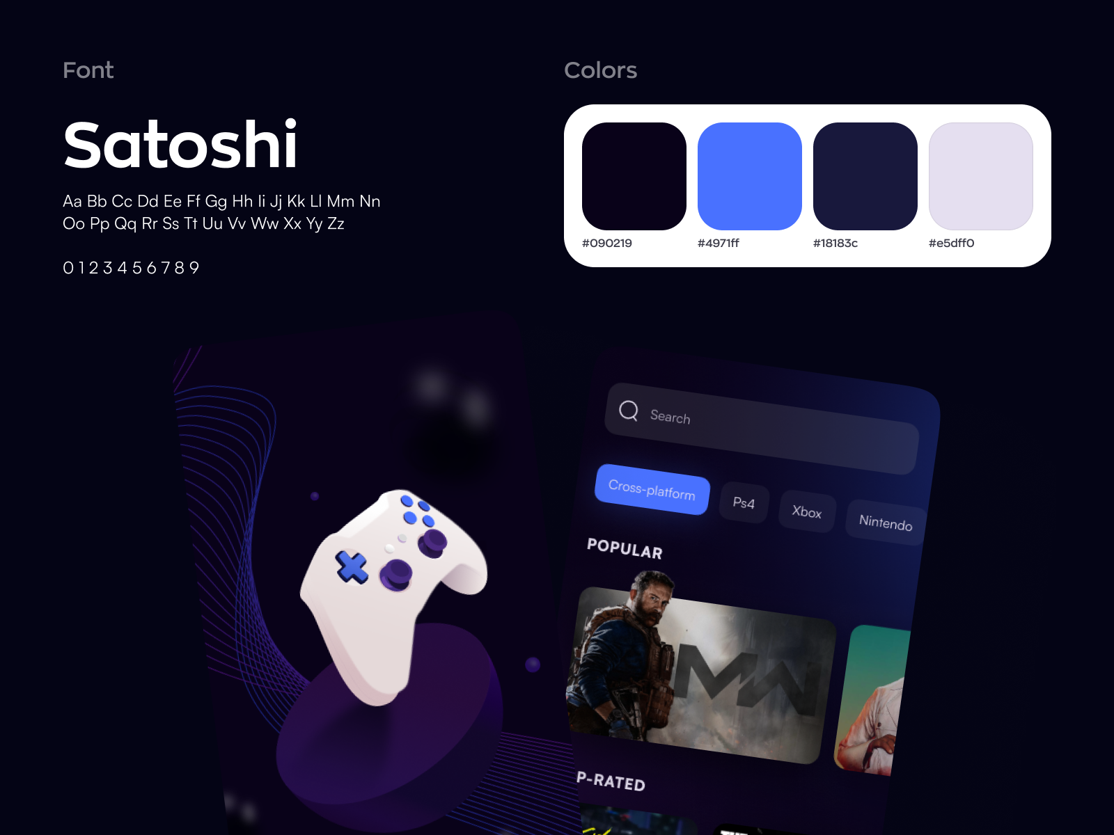 Game Store Website by Dmitry Lauretsky for Ronas IT