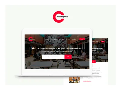 Meetspace product design uiux website design