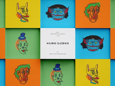 Máximo Brand. branding illustration logo type vectors
