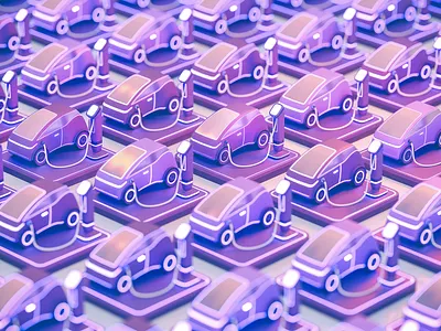 Future of Transportation - Electric Cars 3d 3d illustration car cars cinema 4d design electric energy future illustration octane pattern transport vehicle
