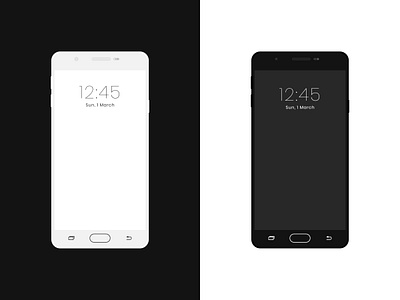 Samsung j7 prime Mockups app design illustration minimal simple ui uidesign vector