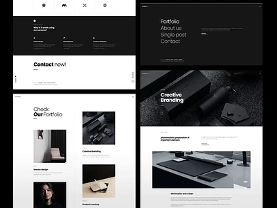 Verido / Minimalist - Website [11] clean concept design designers graphics minimal minimalist motion graphics photography portfolio template ui ux web design webdesigner website white space