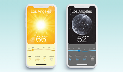 Weather App app concept daily ui dark mode design interface ui ux weather app