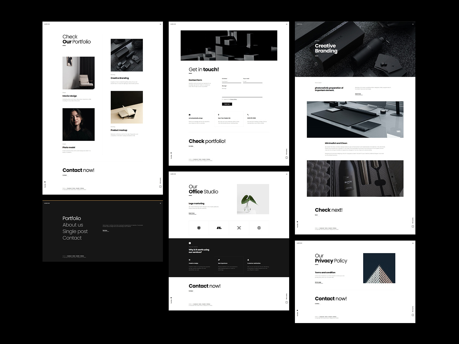 Verido / Minimalist - Website [11] by Tomasz Mazurczak for STUDIO on ...