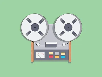 Recorder amazing creative design flat graphicdesign icon illustration illustrator logo record recorder recording website