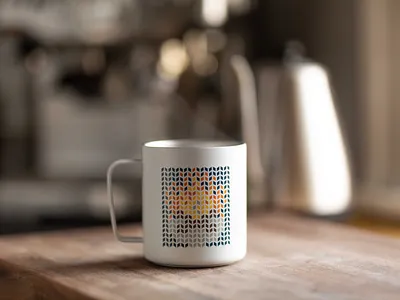 Campfire Mug for The Bachelor Farmer Cafe art campfire coffee icon illustration miir mug nature outdoors winter