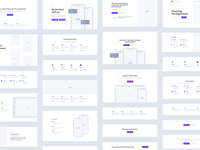 Containers Wireframe Kit adobe xd figma landing prototype sketch ui ux web wireframe wireframe kit