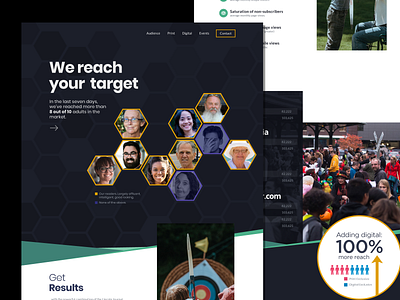 Reach Your Target design ui ux web web design website