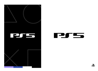 PS5 branding design logo playstation ps5 sony vector