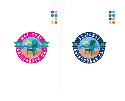 National Adirondack Chair brand branding graphic design logo