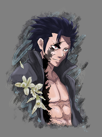 Gray Fullbuster and Vanilla Orchids gray fullbuster illustration