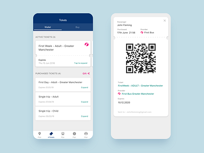 First Bus App app app design bus firstbus minimal qrcode ticket transport travel ui ui ux ui design