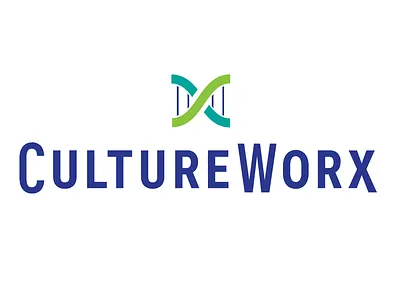 CultureWorx Logo branding design flat illustration minimal vector