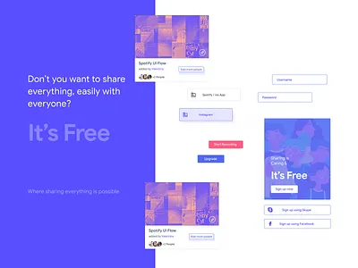 Visual UI Style app best kit purple style ui visual