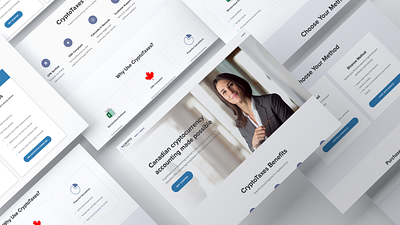 CryptoTaxes branding design ui ux web website