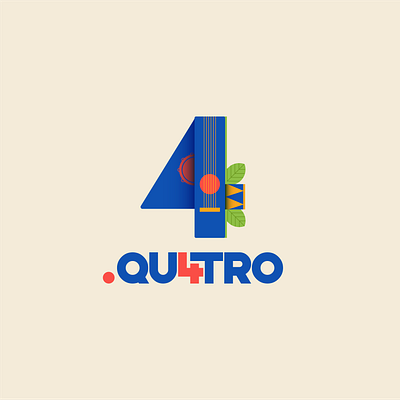 Ponto Qu4tro branding logo