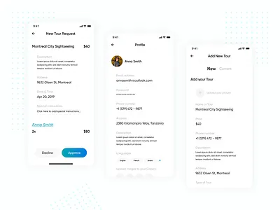 Tourzey - Where Amazing Things Happen clean ui design interface minimal modern modern design travel travel app travelling ui user experience user inteface user interface design userinterface ux ux ui ux design uxdesign vacation vacations