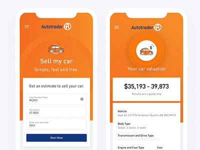 Autotrader Mobile Design android car ios mobile mobile ui ui uiux