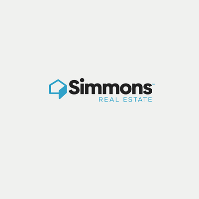 Simmons Real Estate branding flat hospitality house logo icon logo real estate realtor logo typography ui united kingdom ux vector