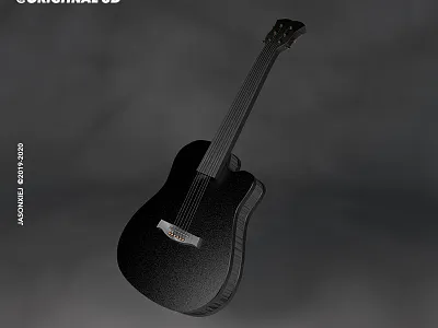 No.3 Guitar c4d