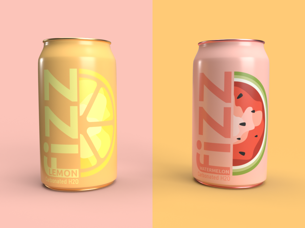 Example of Carbonated Soda Label
