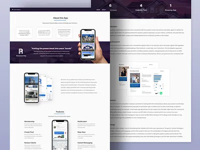 RC app branding design ui ux web website