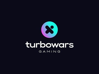 Turbowars branding game gaming identity logo mark play symbol turbo wars