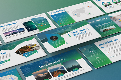 Munchak - Polygon Powerpoint Template business presentation clean finance minimal pitchdeck powerpoint template presentation proposal simple slides