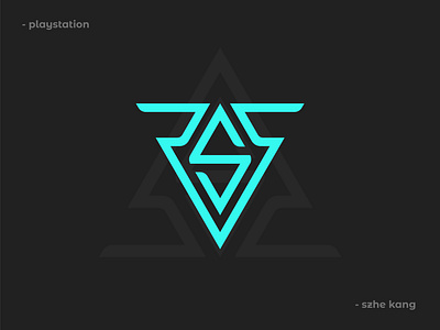 PS5 design illustration logo