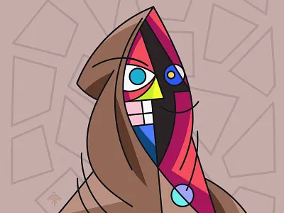 Abstract Man Minimalist Character Design Illustration cartoon character design flat flat design illustration simple vector