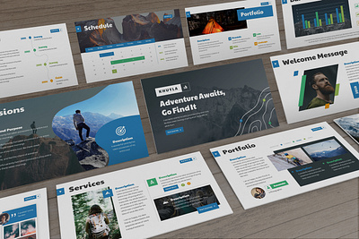 Khuyla - Adventure Powerpoint Template business presentation clean minimal pitchdeck powerpoint template presentation simple slides