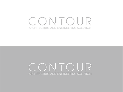 Contour architecture branding design flat freelogo icon illustration logo typography vector