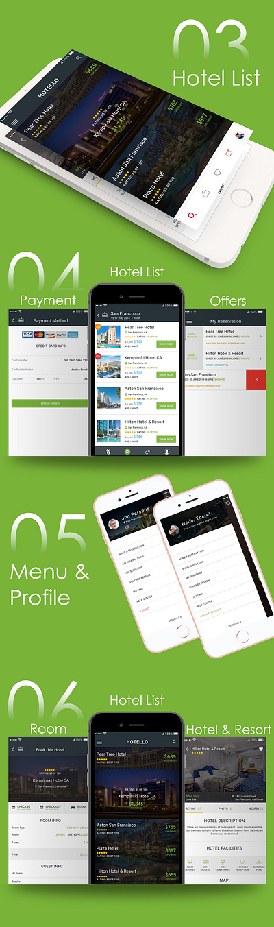 Free Hotel Booking App PSD android app app apps application booking app flight booking app free psd ios profile psd user profile