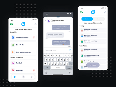 Truck iPal Mobile App Design agilelarks app app branding app design auto backoffice design design agency documents freelance designer ipal mobile app design mockup private document scan transport truck truck app ui ux
