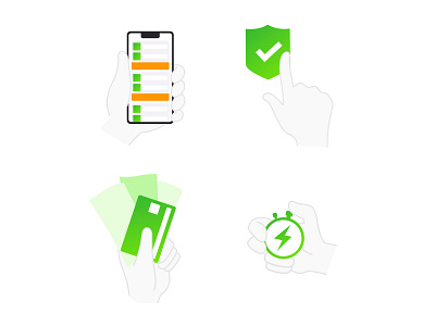 I love hands branding design hand hands icon illustration illustrator sketch ui vector