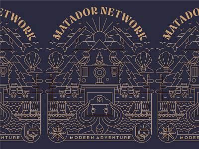 Modern Adventure adventure apparel bird clothing design forest geometric illustration line lineart minimal monoline mountain outdoor sea t shirt t shirt design t shirt illustration travel trees