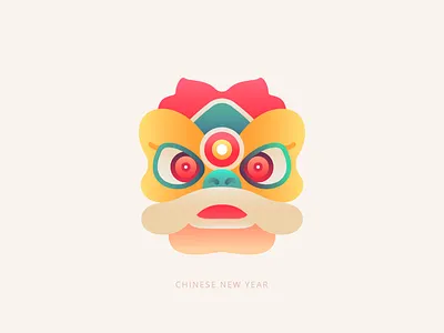 Chinese New Year avatar character character design chinese new year design graphic design icons illustration lion dance new year vector