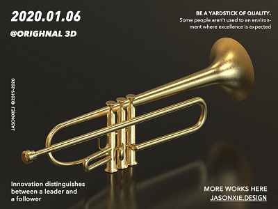No.6 Trumpet c4d