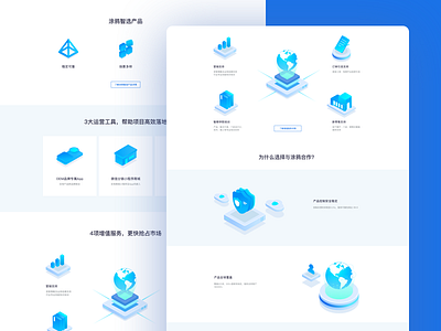 Landing Page branding illustration ui web web design website