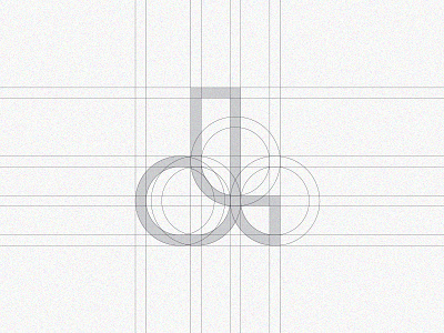 'd' Monogram grid process branding logo logocollection logoconcept logodesign logomark logotype minimalist logo monogram letter mark monogram logo