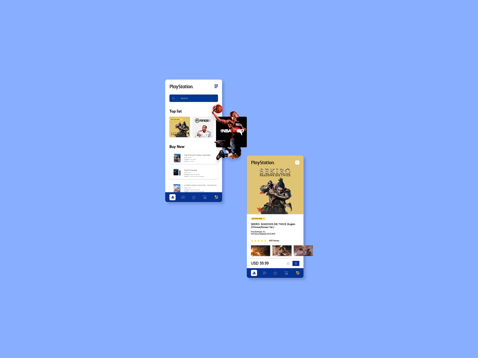 Playstation App by Afiq Yusup on Dribbble