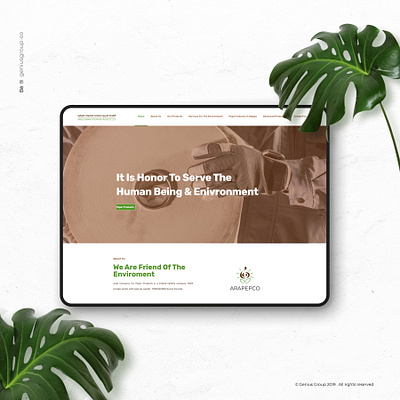 ARAB PAPERCO WEBSITE DESIGN 2020 2020 trend brand branding design identity illustration illustrator logo paper typography ui ux web webdesign website website design