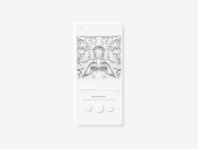 Neumorphism Music Player app ceramic cruel summer design neomorphism neumorphic neumorphism ui user interface visual design