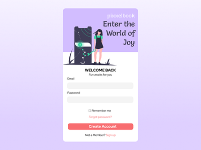 pixxelbook Login Page for Phones log in login pixxelbook sign in