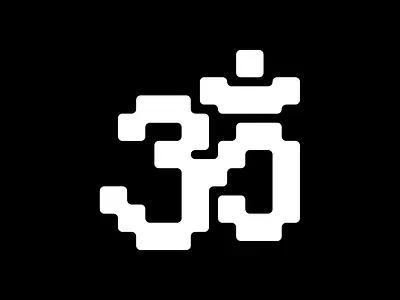 ॐ alphabet aum aumkara devanagari dutch geometric glyph grid gujarati letter modular om omkara parametric sanskrit symbol typography vorm gevers wim crouwel ॐ